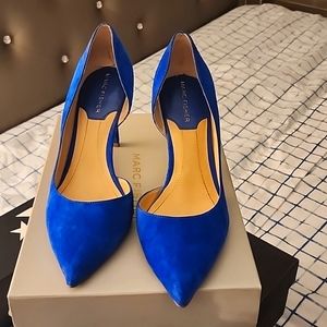 Marc Fisher Blue Suede
